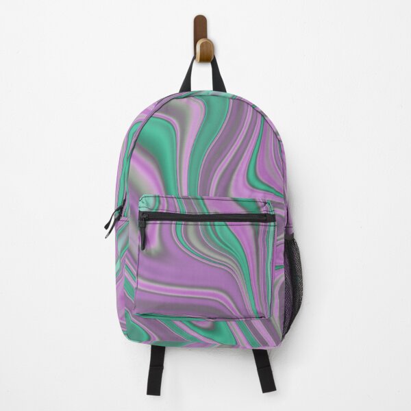 Item preview, Purple & Green Holographic Swirl Pattern designed and sold by The Masked Designer.