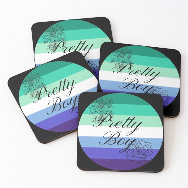 Item preview, mlm gay men flag pretty boy pattern designed and sold by janeme.