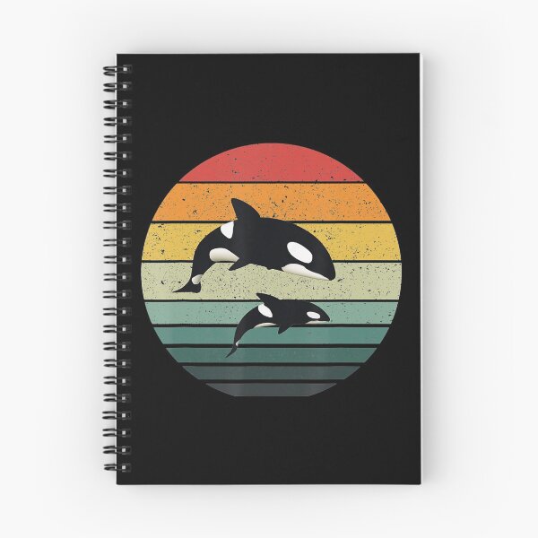 Item preview, Orca Family Vintage Retro Art Killer Whale Family designed and sold by LbentaChard.