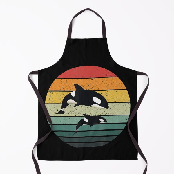 Item preview, Orca Family Vintage Retro Art Killer Whale Family designed and sold by LbentaChard.