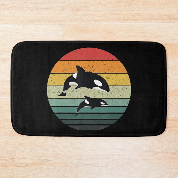 Item preview, Orca Family Vintage Retro Art Killer Whale Family designed and sold by LbentaChard.