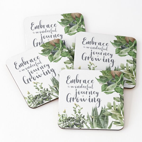 Item preview, Embrace the Wonderful Journey of Growing Houseplant Love Nature designed and sold by travellb.