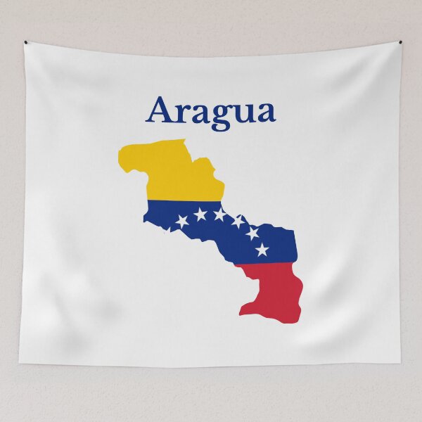 Item preview, Aragua State Map Design, Venezuela designed and sold by marosharaf.