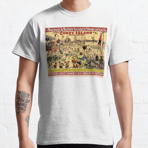 Coney Island Water Carnival Circus Vintage Poster Classic T-Shirt