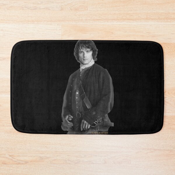 Item preview, Outlander Jamie Staring Black and White Poster designed and sold by LbentaChard.