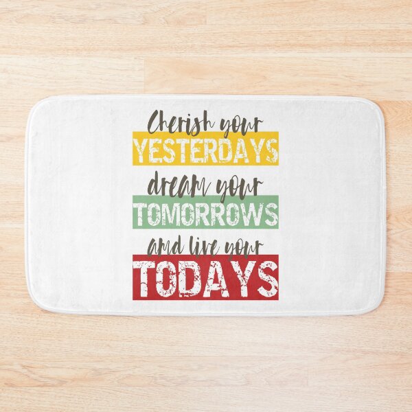 Item preview, Living Fully - cherish your yesterdays, dream your tomorrows and live your todays designed and sold by PlusAdore.