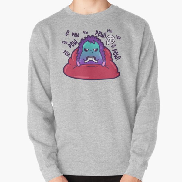 Pew Pew Pew Hedgehog Pullover Sweatshirt