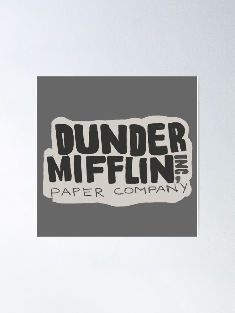 Dunder Mifflin Paper Company Poster for Sale by BestOfficeMemes