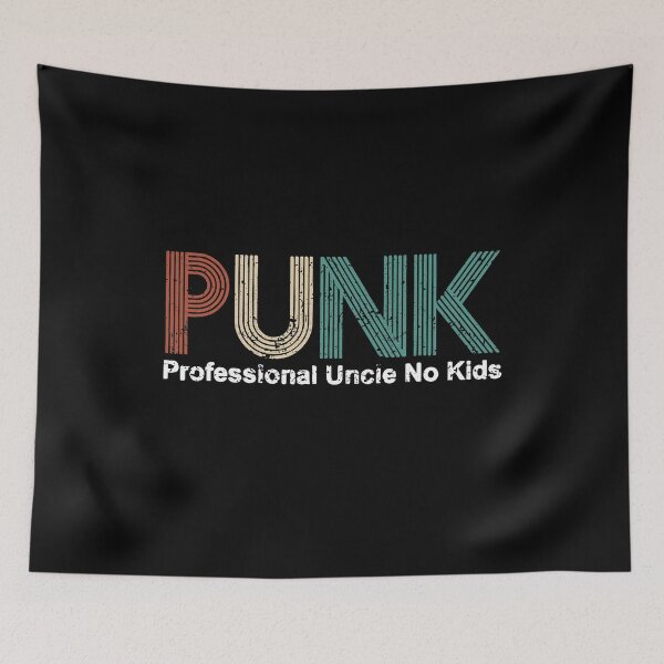 Aperçu de l'œuvre PUNK Professional Oncle No Kids créée et vendue par ZimbomDesigner.