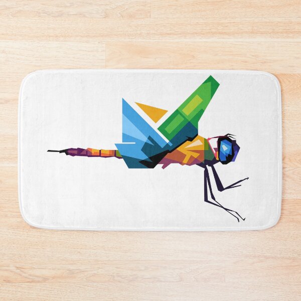 Item preview, Cool Dragonfly Colorful PopArt, Artprint designed and sold by Rizky Dwi Aprianda.