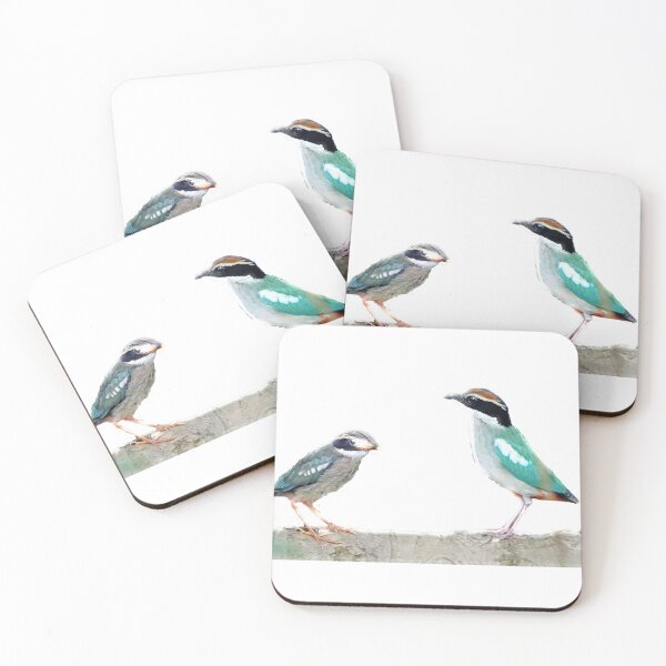 Item preview, The eight-color bird is also called the fairy eight-color bird, and its English name is Biue-Winged Pitta.  designed and sold by zenger2021.