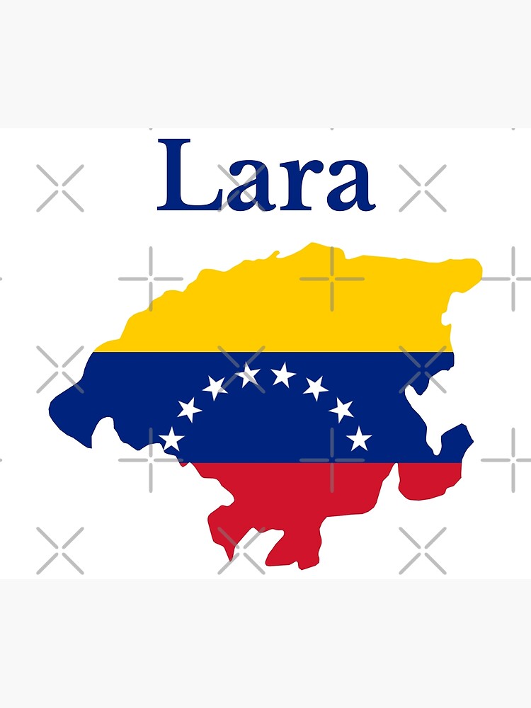 Lámina Fotográfica Diseño De Mapa Del Estado De Lara Venezuela De Marosharaf Redbubble 5039