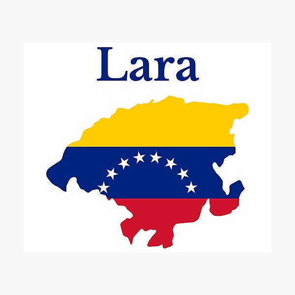 Lámina Fotográfica Diseño De Mapa Del Estado De Lara Venezuela De Marosharaf Redbubble 1306