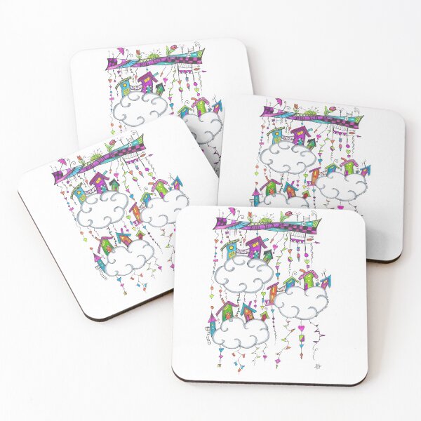 Item preview, TangleTown in the Clouds - Neighbourhood designed and sold by Loretta West.