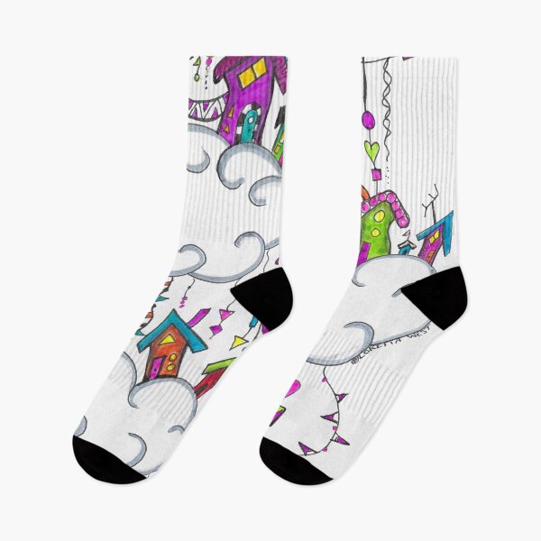 Item preview, TangleTown in the Clouds - Neighbourhood designed and sold by Loretta West.