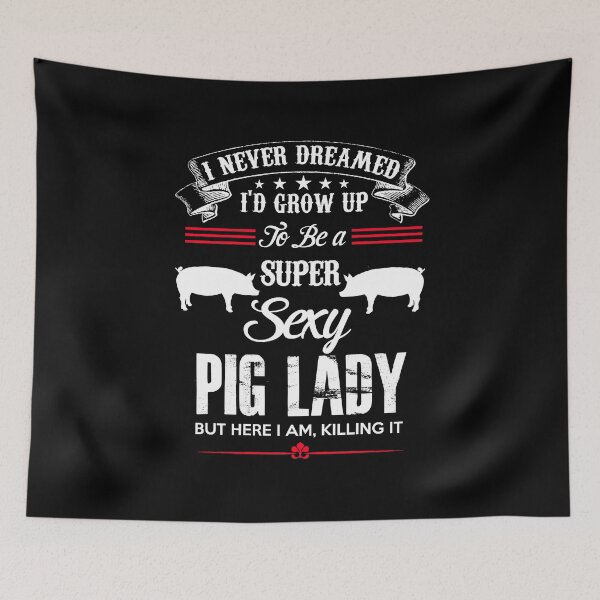 Item preview, Super Cute Pig Lady designed and sold by NDS-Merch.