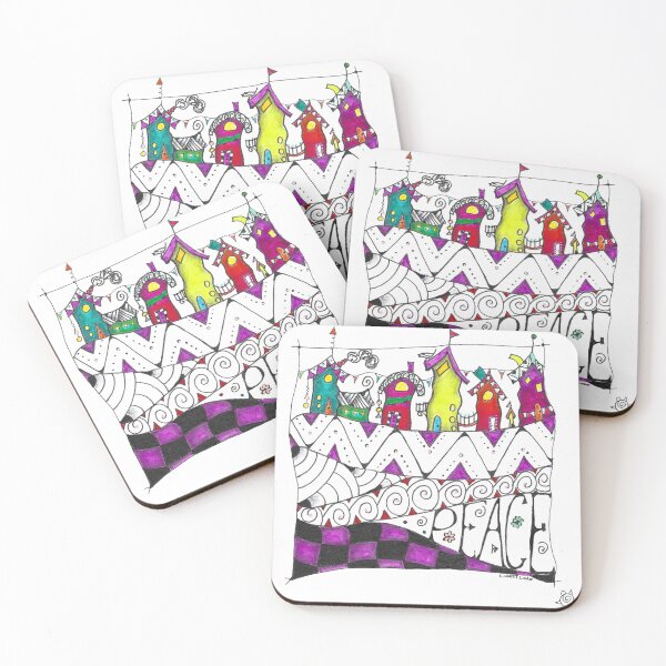 Item preview, TangleTown - Peace designed and sold by Loretta West.