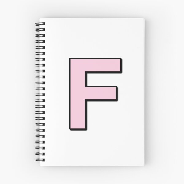 Item preview, Pink letter F designed and sold by Ninja Design Printable.