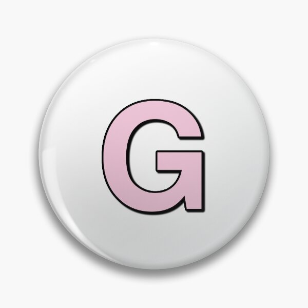 Item preview, Pink letter G designed and sold by Ninja Design Printable.