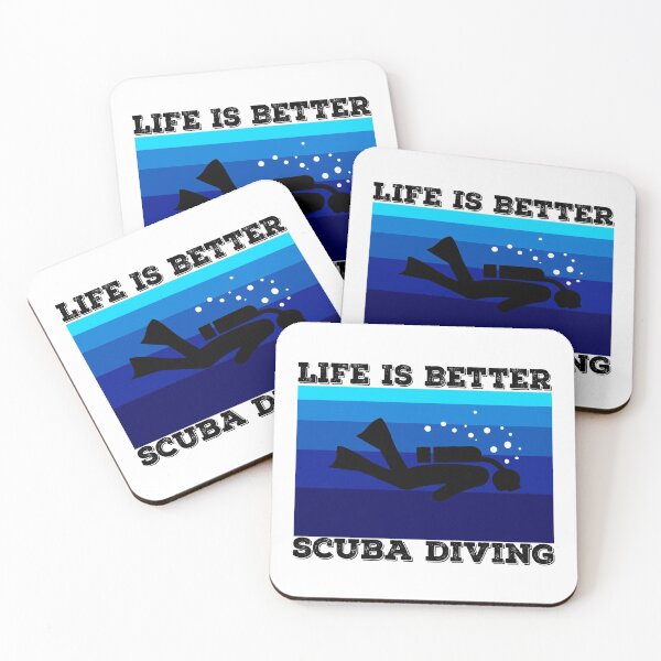 Item preview, Life Is Better Scuba Diving - Deep-Sea Diving designed and sold by Rocketman2017.