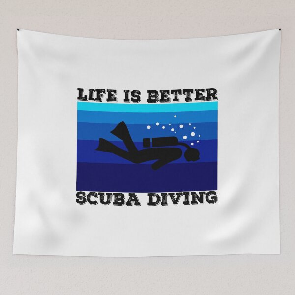 Item preview, Life Is Better Scuba Diving - Deep-Sea Diving designed and sold by Rocketman2017.