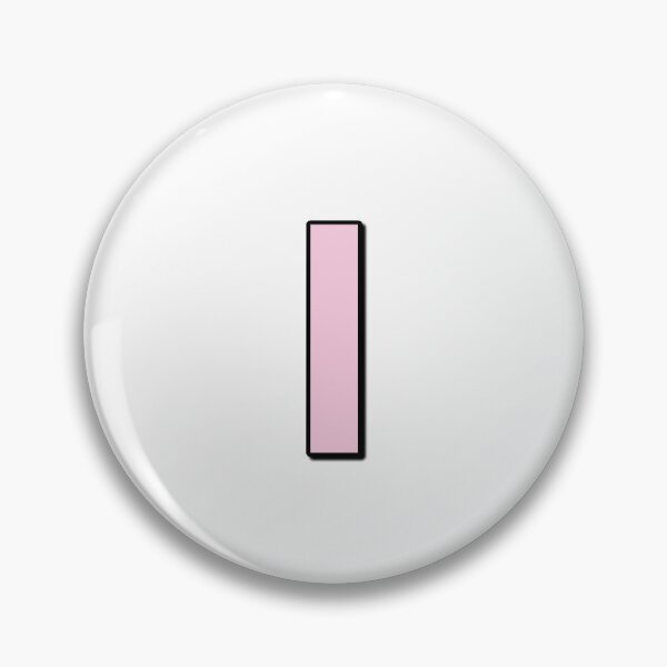 Item preview, Pink letter I designed and sold by Ninja Design Printable.