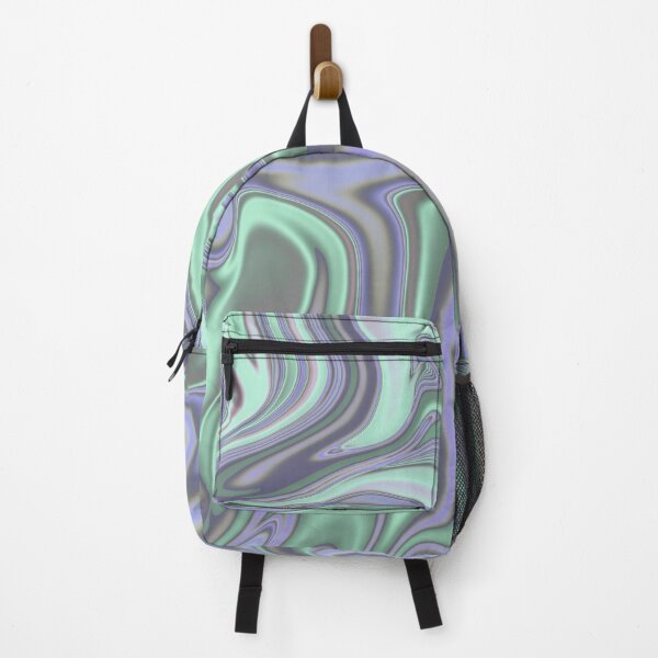 Item preview, Purple & Aqua Holographic Swirl Pattern designed and sold by The Masked Designer.