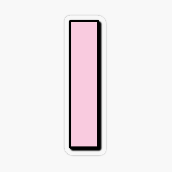 Pink letter R Sticker for Sale by imantahar