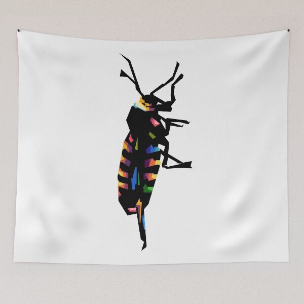 Item preview, Insect with PopArt WPAP design desain designed and sold by Rizky Dwi Aprianda.