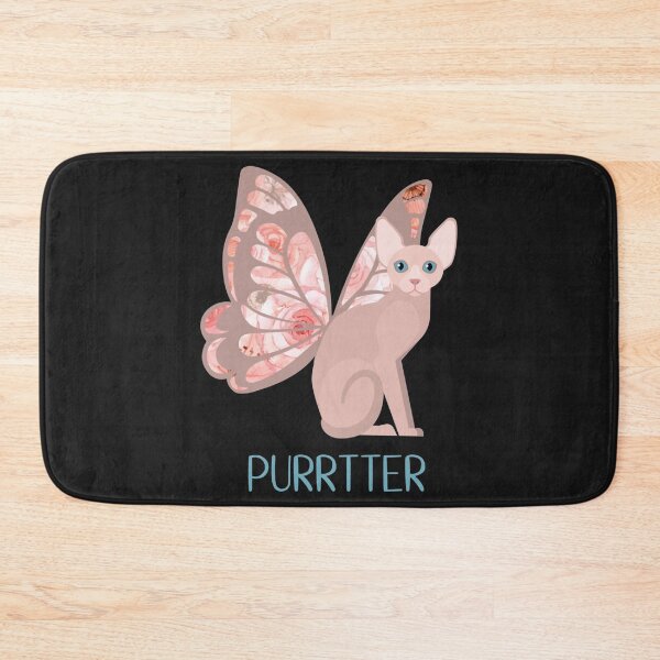 Item preview, Butterfly Cat Butterflycat Purrtter Sphynx Cat Flower Lovers designed and sold by miriamee.