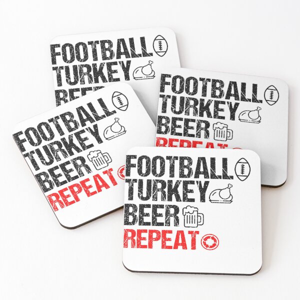Item preview, Football turkey beer  designed and sold by Limitless Store.