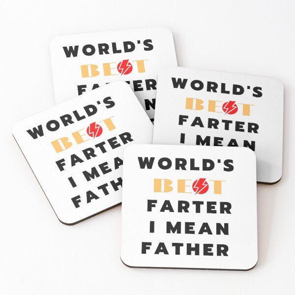Item preview, World's Best Farter I Mean Father t-shirt designed and sold by KD8264.