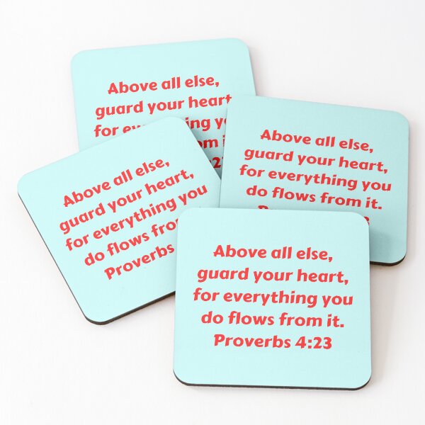 Item preview, Bible Verse Proverbs 4:23 designed and sold by Prayingwarrior.