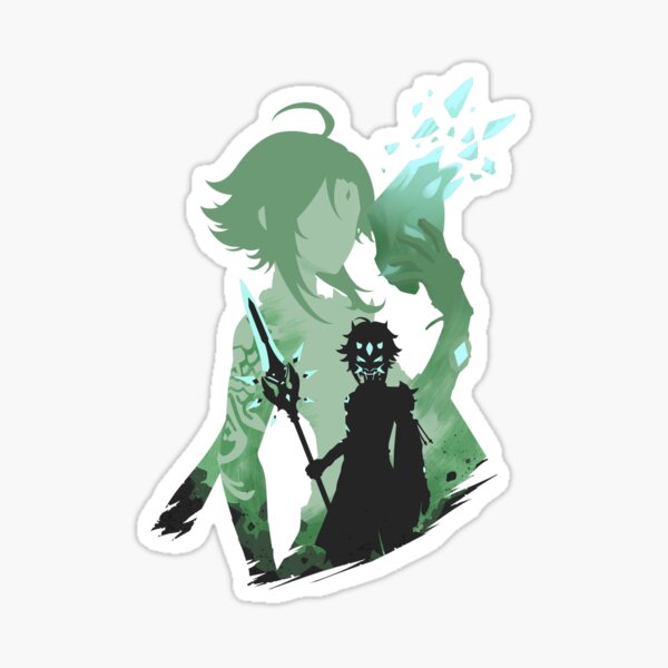 Xiao Genshin Impact Glossy Sticker