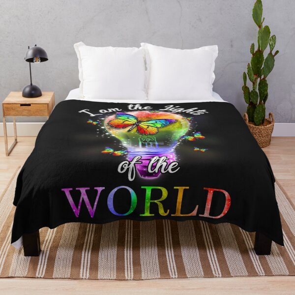 Item preview, Butterfly I Am The Lights Of The World LGBT designed and sold by miriamee.