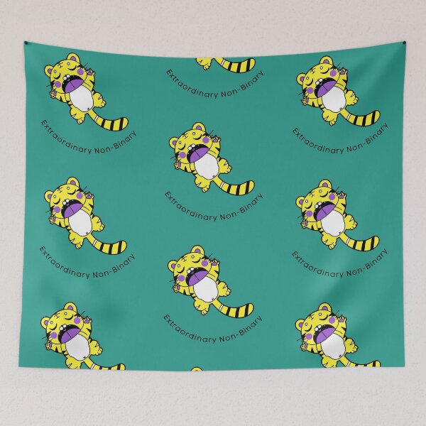 Item preview, Non Binary Tiger designed and sold by KhataCloset.