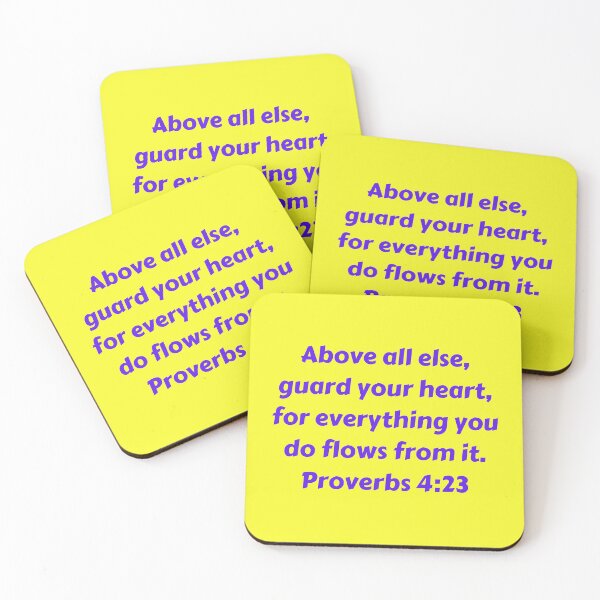 Item preview, Bible Verse Proverbs 4:23 designed and sold by Prayingwarrior.