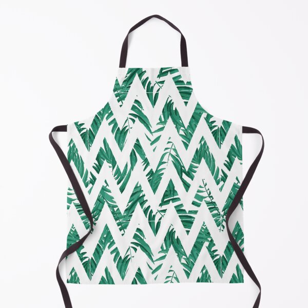 Item preview, Palm Leaves Zig Zag Line designed and sold by GL Digital Artwork .