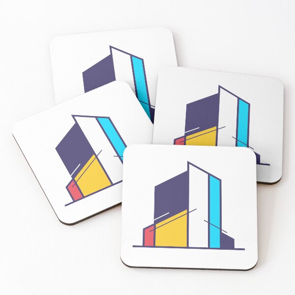 Item preview, Cool City Buildings Flat Design, Artprint designed and sold by Rizky Dwi Aprianda.