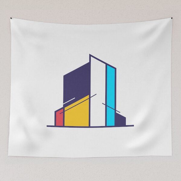 Item preview, Cool City Buildings Flat Design, Artprint designed and sold by Rizky Dwi Aprianda.