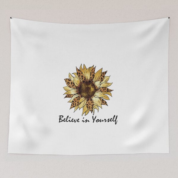 Item preview, Believe in yourself Sunflower T-Shirt designed and sold by HammonArt.