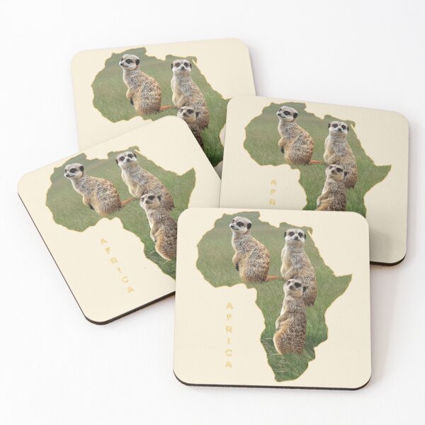 Item preview, Africa and funny meerkats - mongooses designed and sold by TShirtsundMehr.