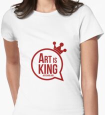 Art Is King Women's Fitted T-Shirt