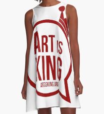 Art Is King A-Line Dress