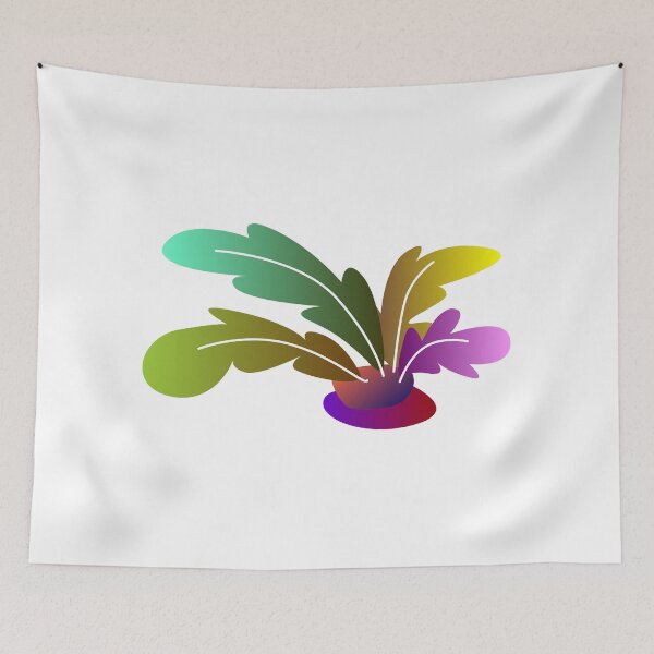 Item preview, Colorful Gradient Plants, best Print Tshirt designed and sold by Rizky Dwi Aprianda.