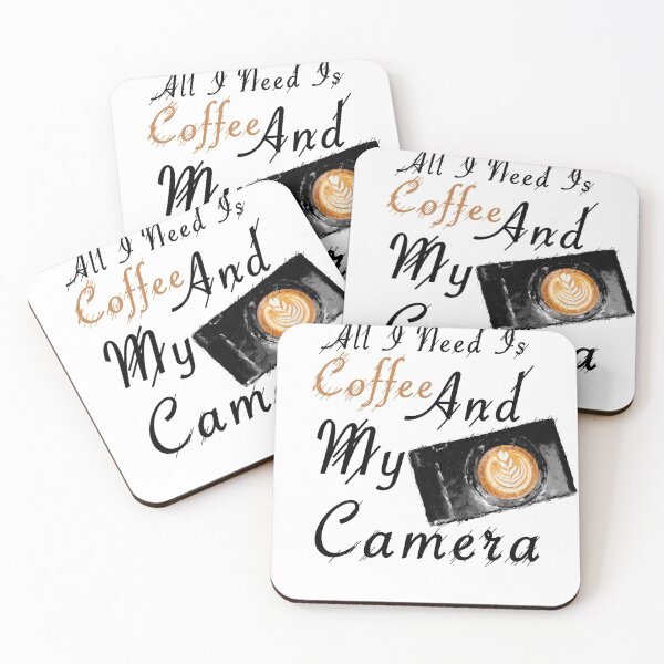 Item preview, All i need is coffee and my camera For coffee lover designed and sold by Green-z.