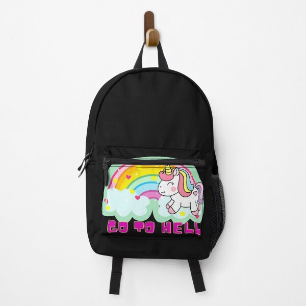 Item preview, Rainbow Unicorn Go To Hell T-shirt Essential T-Shirt designed and sold by Kritsanasupha.