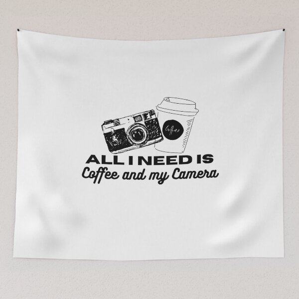 Item preview, All I need is coffe and my camera designed and sold by AryabyDesign.