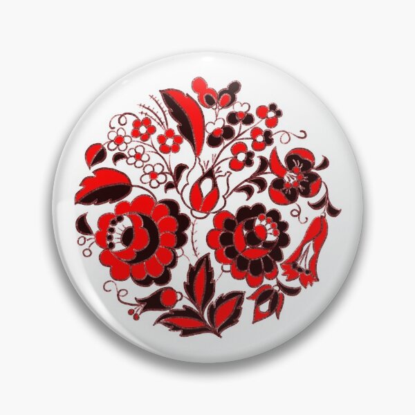 Item preview, Tricolor traditional hungarian floral design form Kalocsa designed and sold by Chino20.