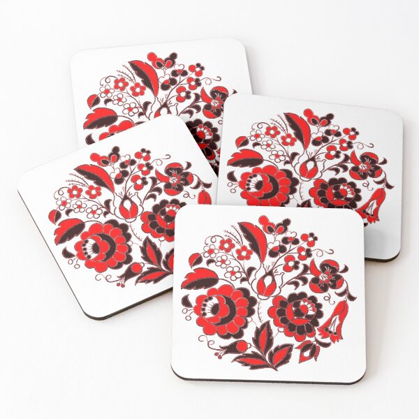 Item preview, Tricolor traditional hungarian floral design form Kalocsa designed and sold by Chino20.